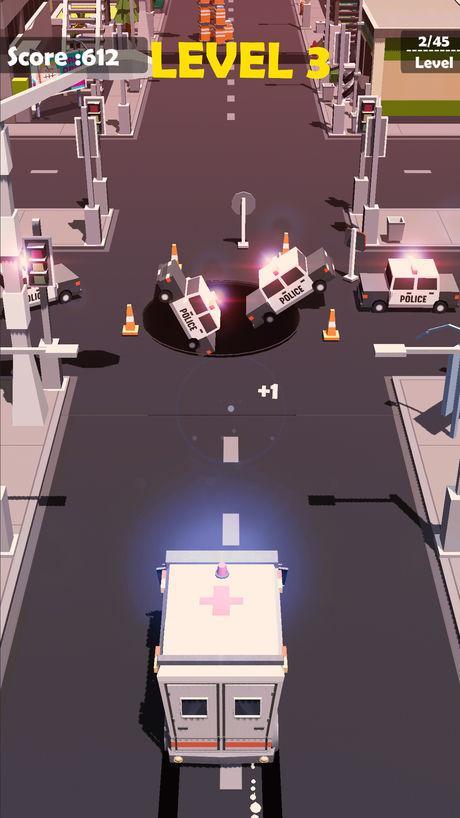 Ambulance Road Game Screenshot
