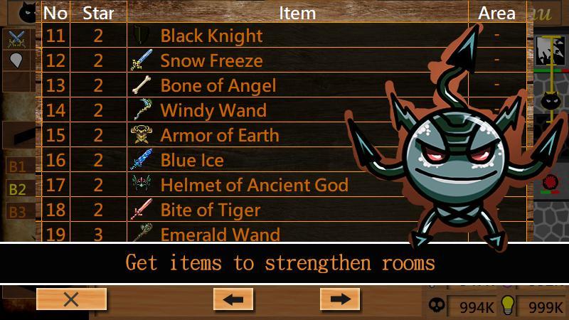 Dungeon Builder M Game Screenshot