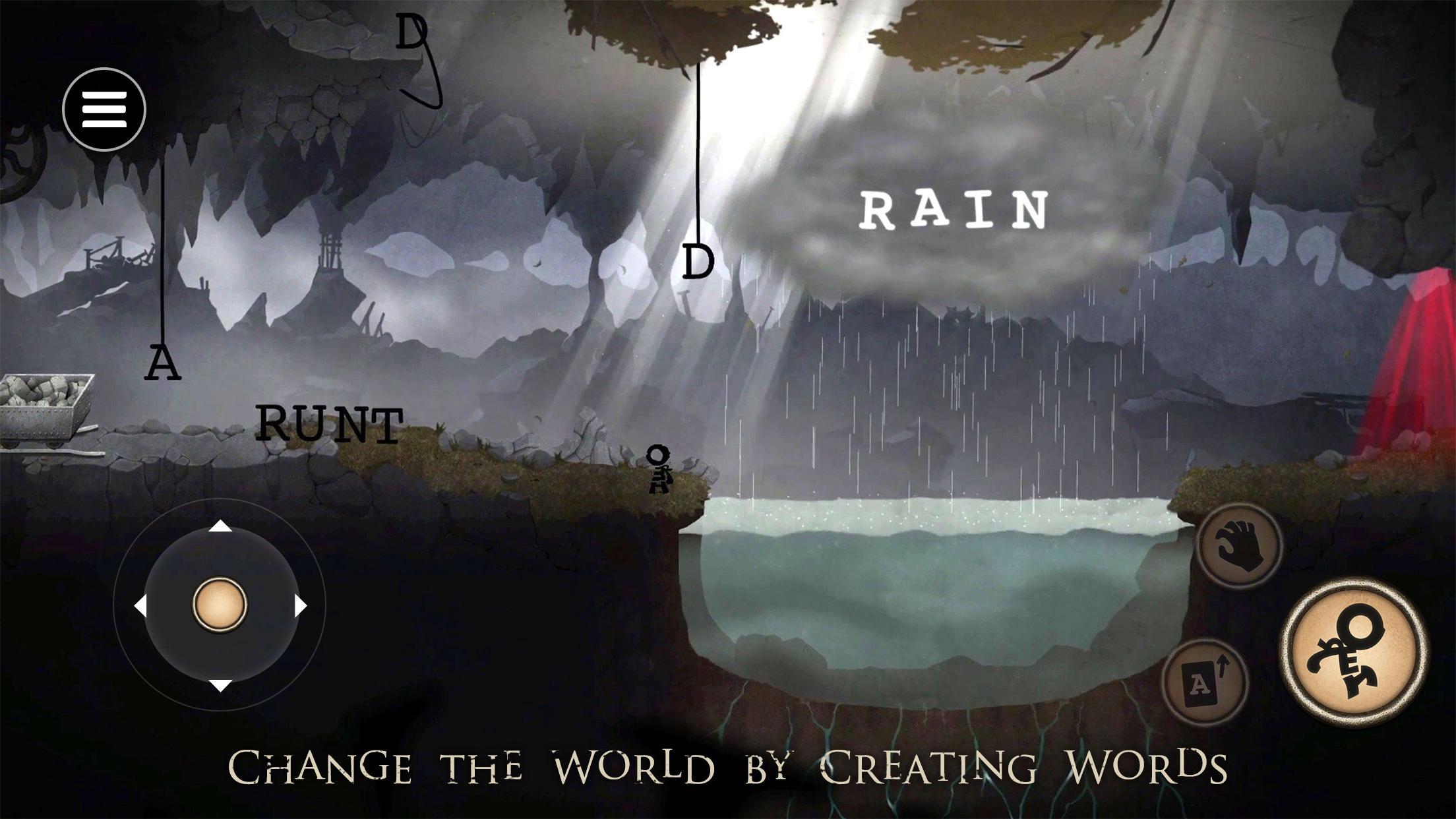 Typoman Mobile Game Screenshot