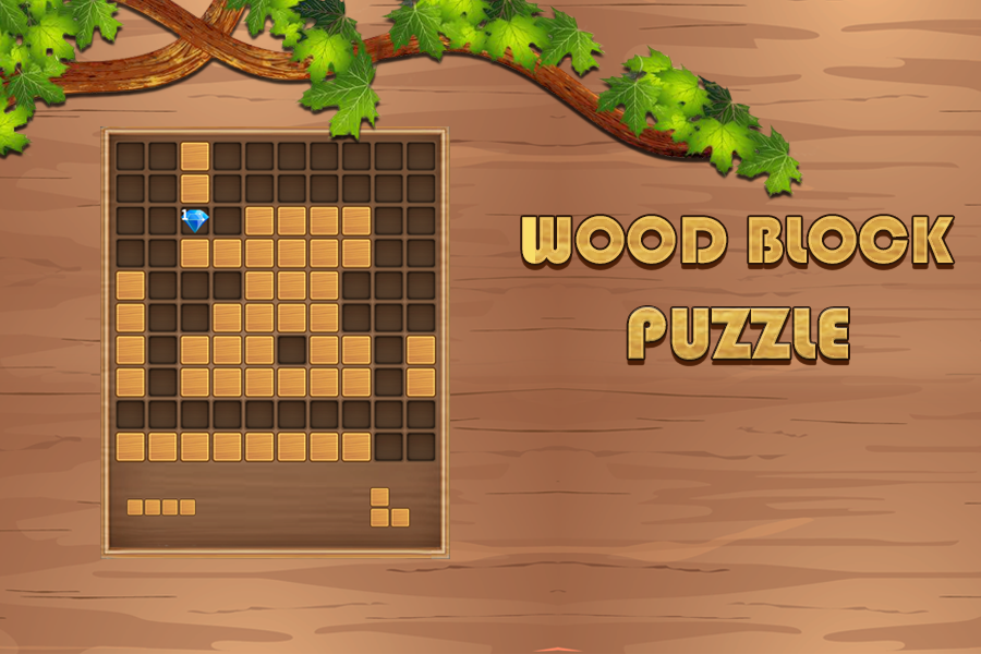 Screenshot of the video of wood block puzzle