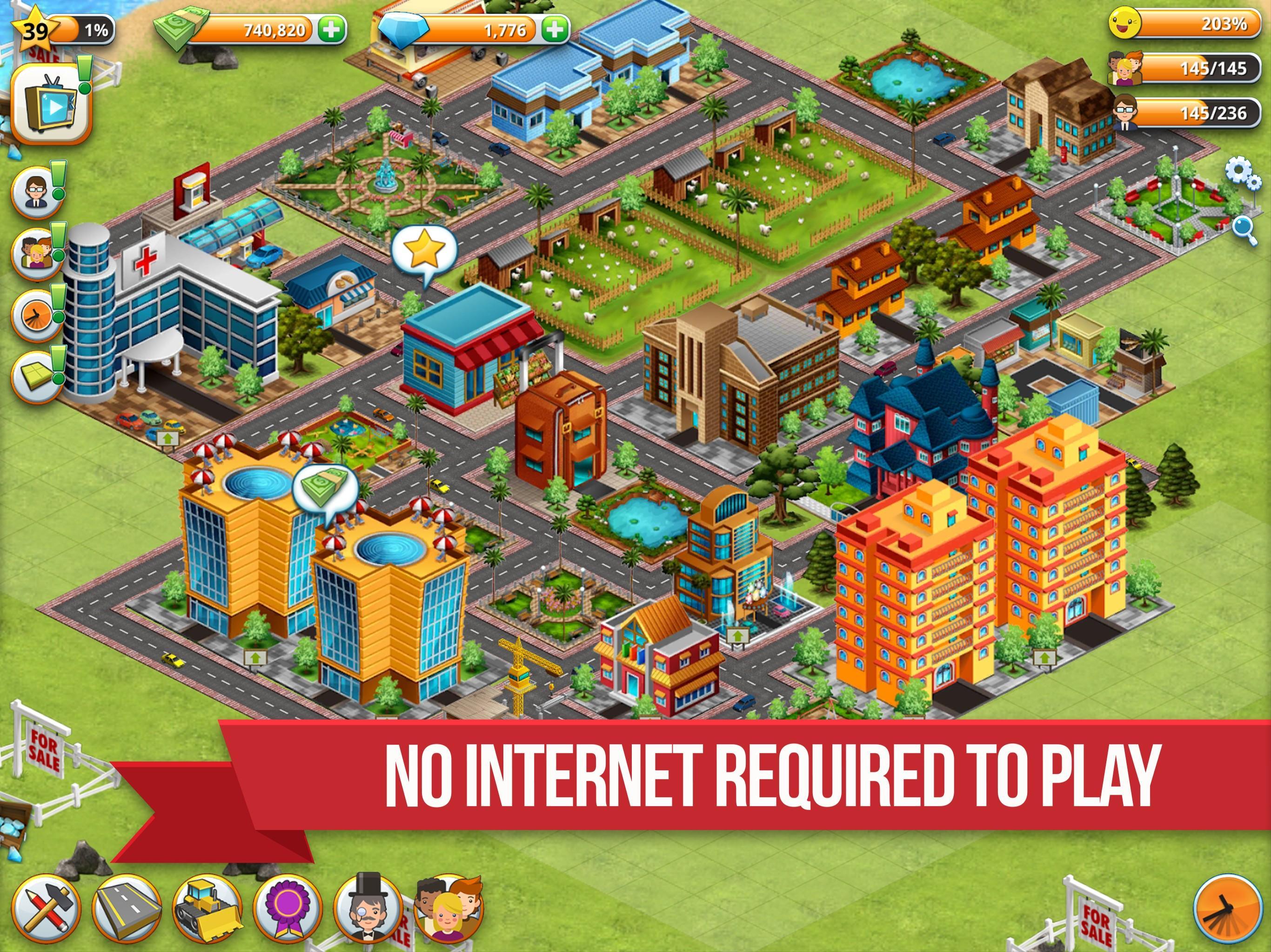 Village Island City Simulation Game Screenshot