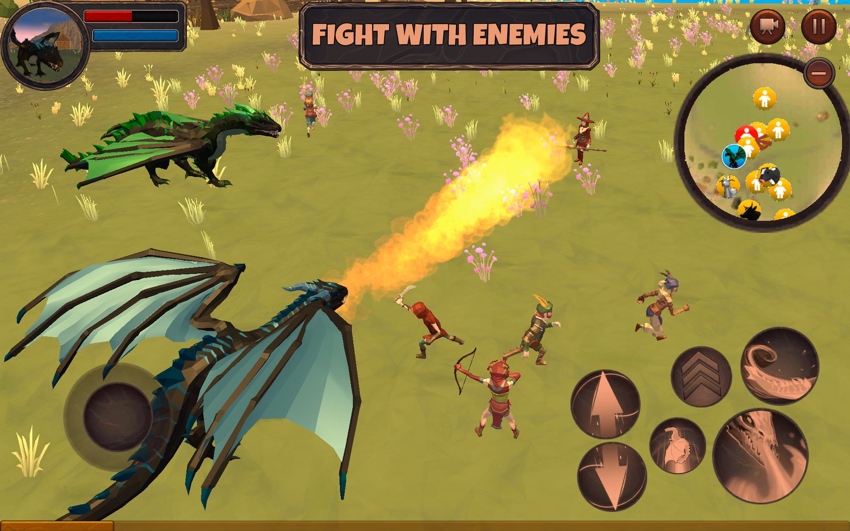 Screenshot of Dragon Simulator 3D: Adventure Game