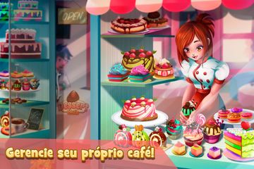 Captura de Tela do Jogo Garçonete Café & Chefe Padaria