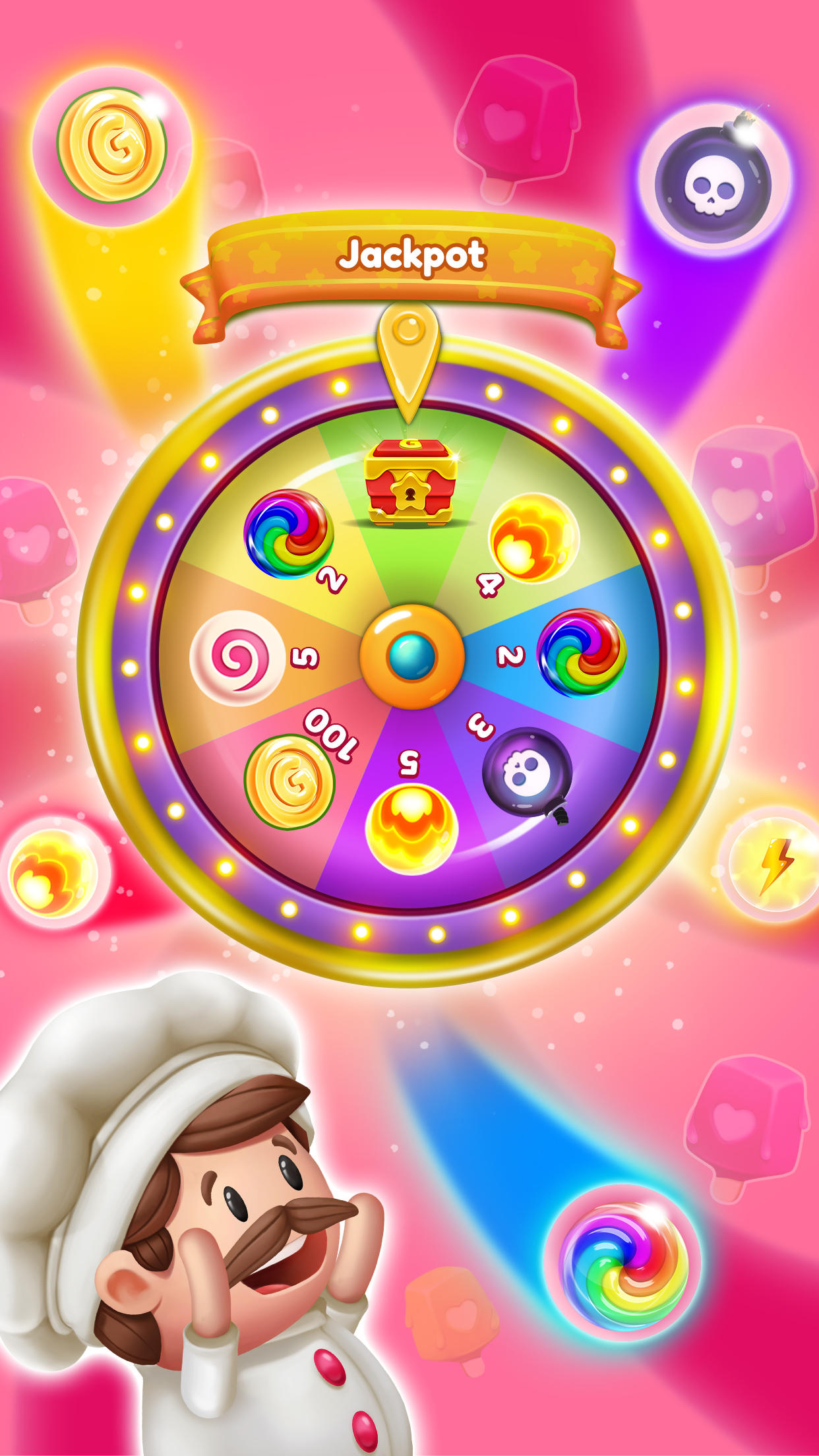 Bubble Shooter Games Gummy Pop Game Screenshot