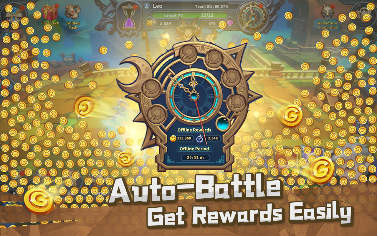 Endless World - Idle RPG 게임 스크린샷