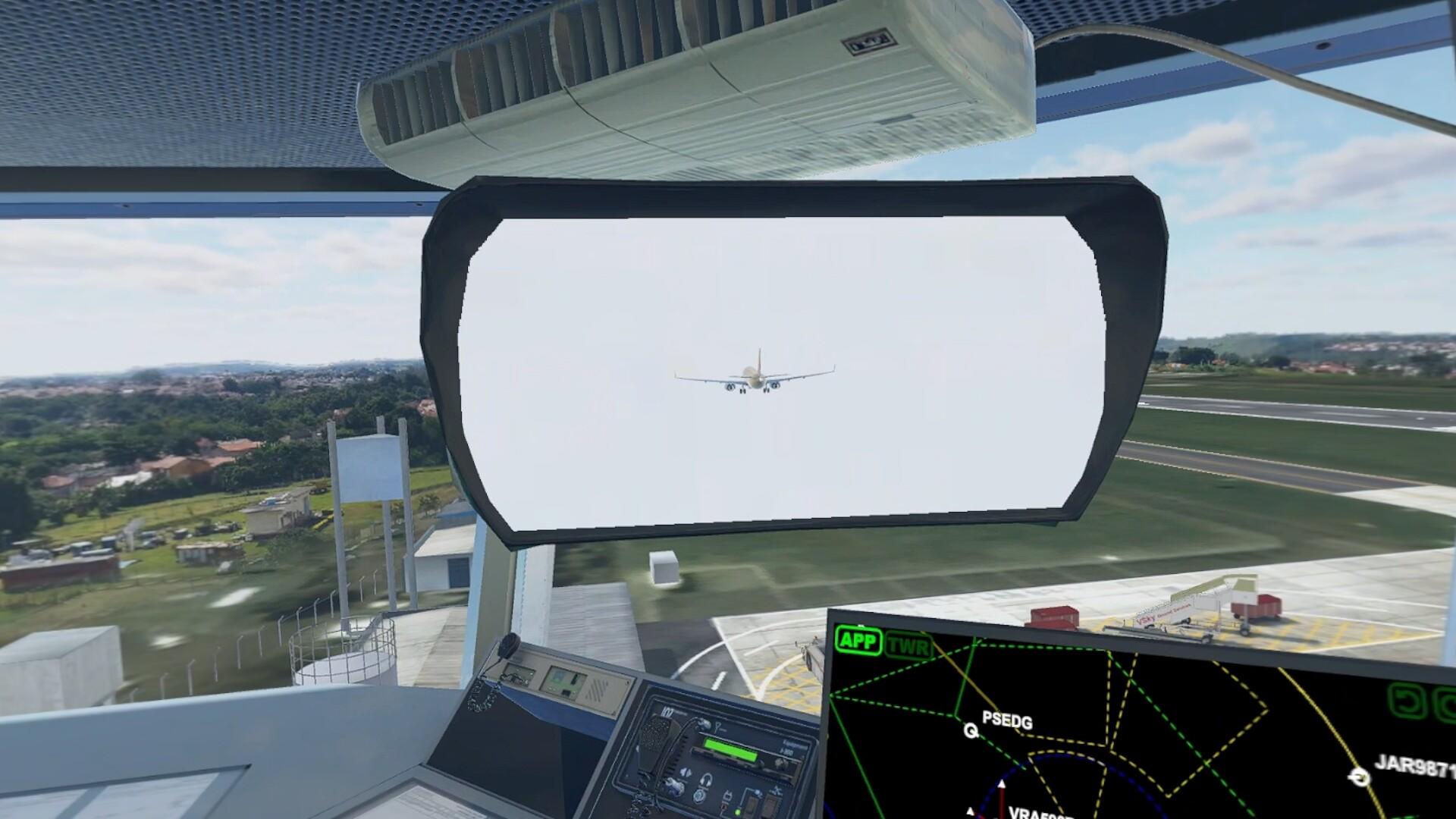 Cuplikan Layar Game V-Air Traffic Control
