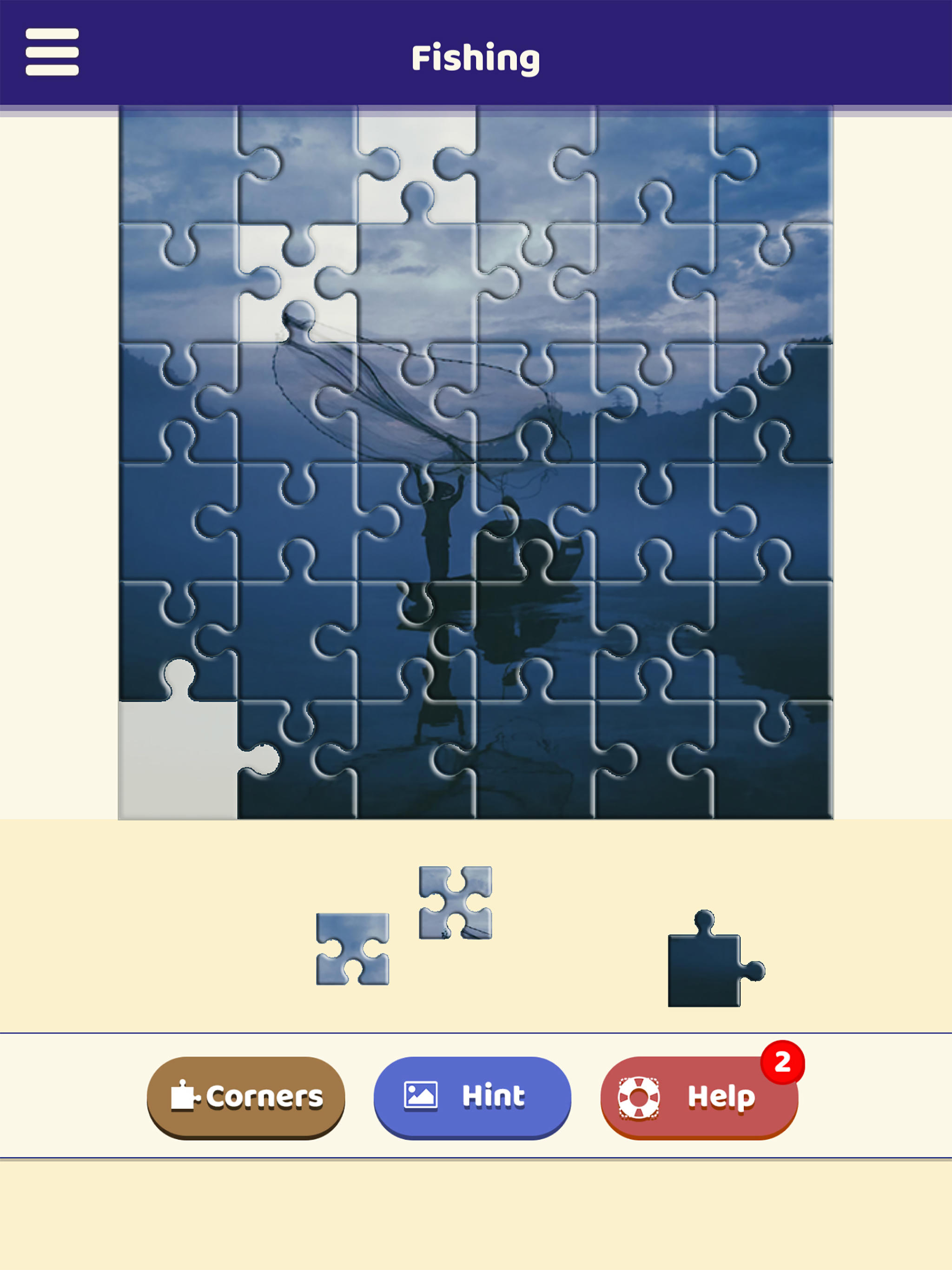 Fishing Puzzle Game Screenshot