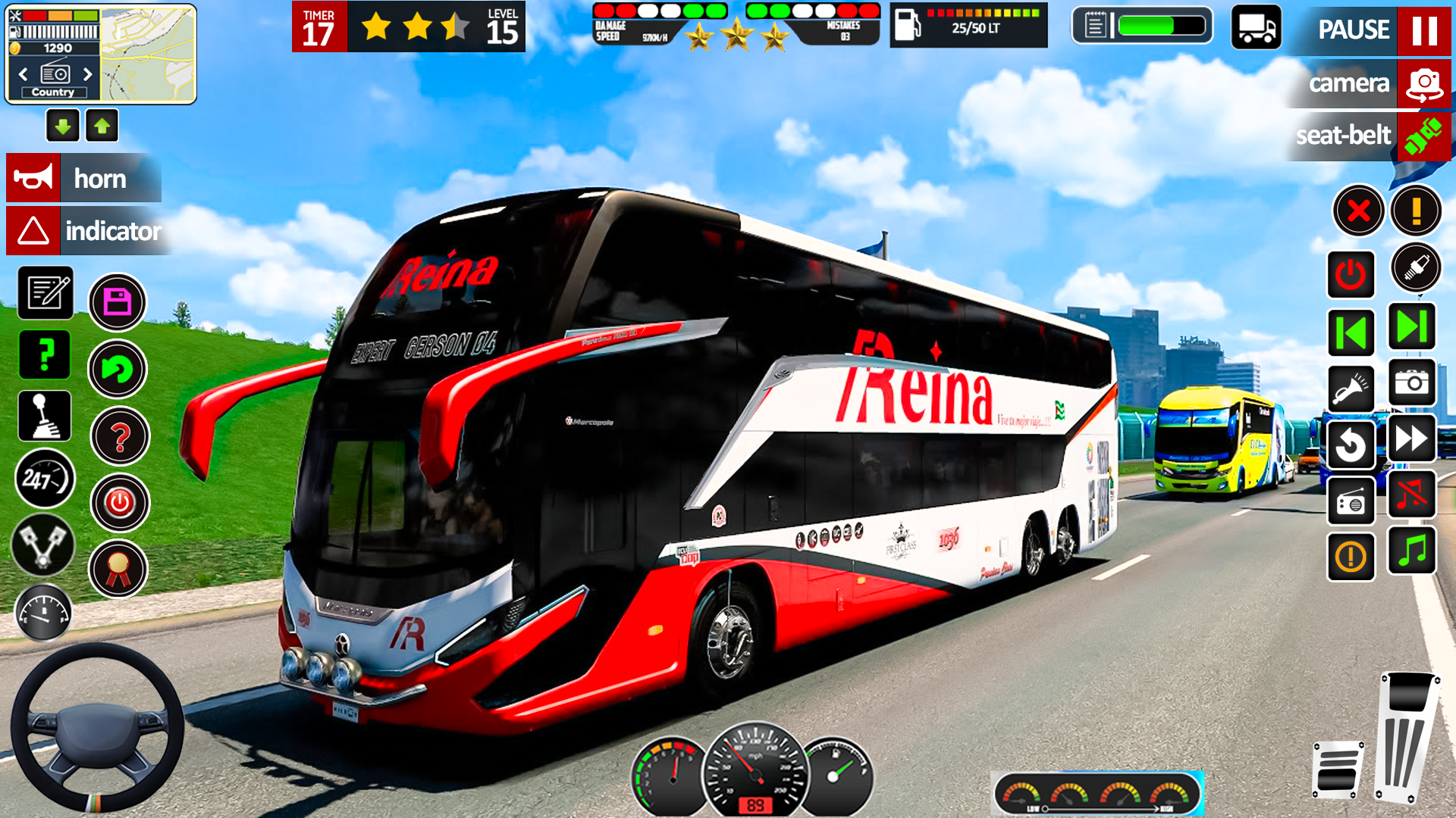 School Bus: Bus Driving Game Game Screenshot