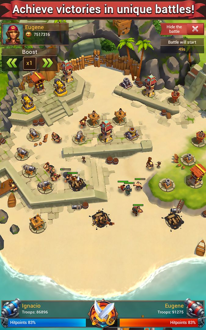 Pirate War: Age of Strike 게임 스크린 샷
