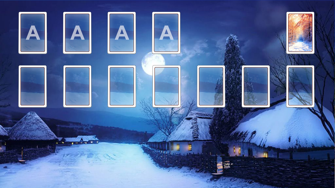 Solitaire Theme ❄️ Game Screenshot