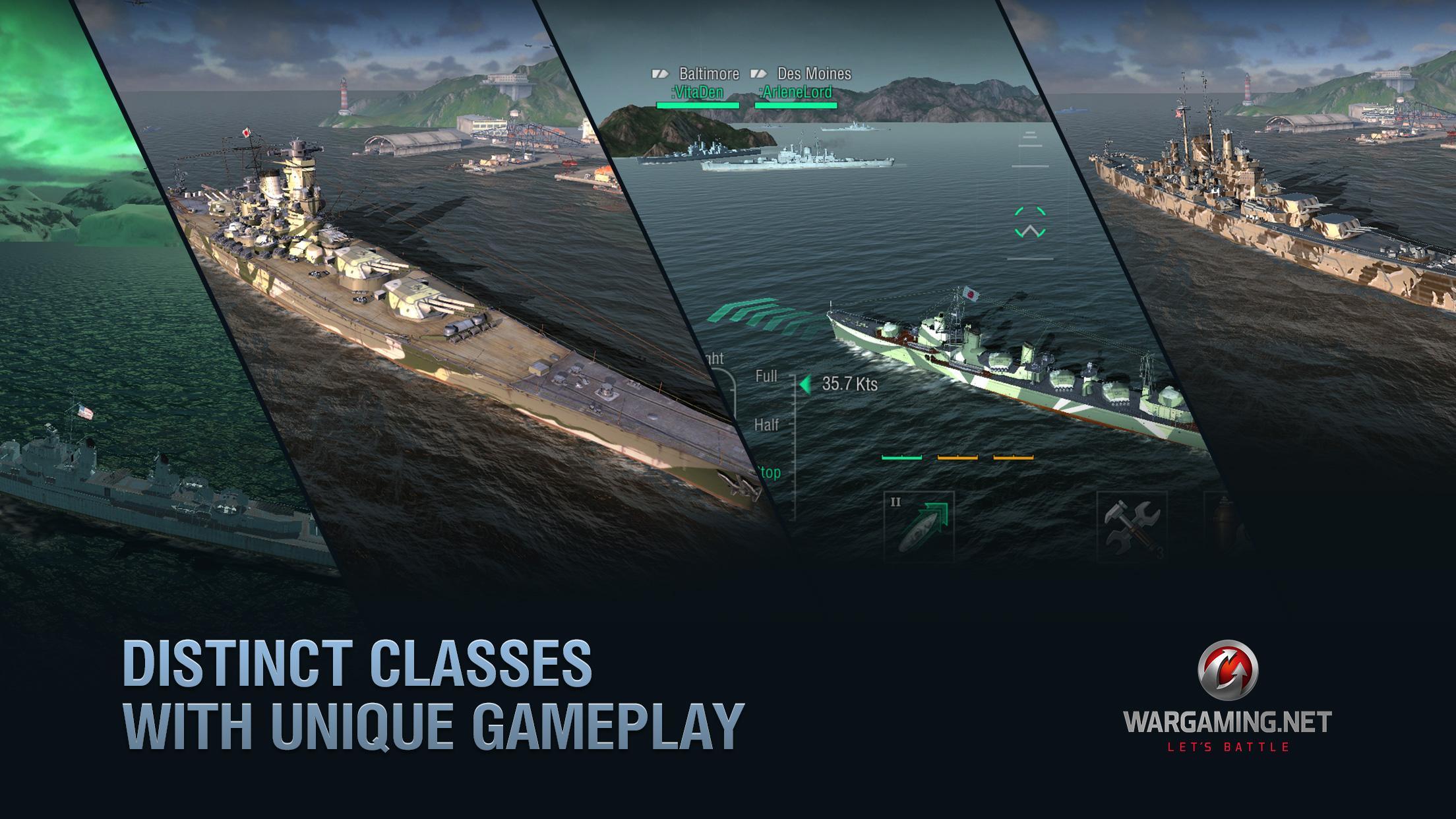 Cuplikan Layar Game World of Warships Blitz War