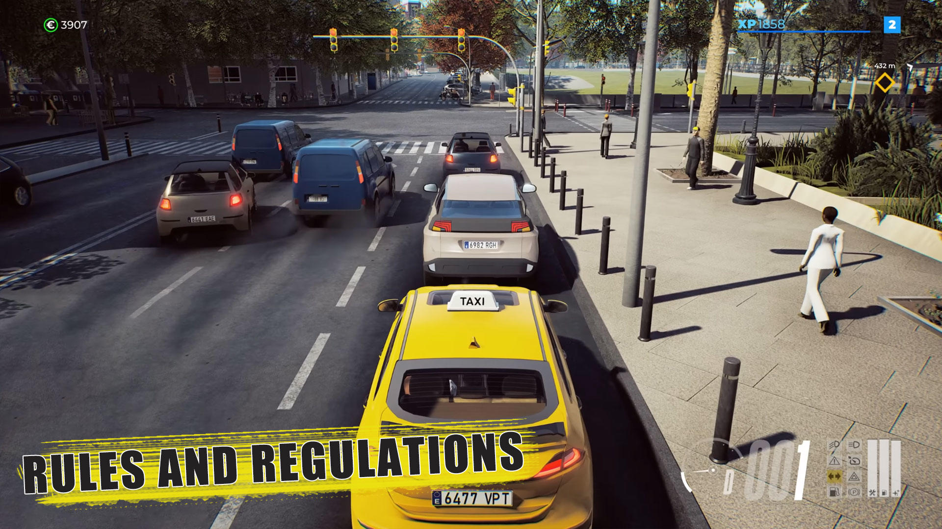Screenshot 1 of Taxi Sim 2024 - Crazy Driver 2.0