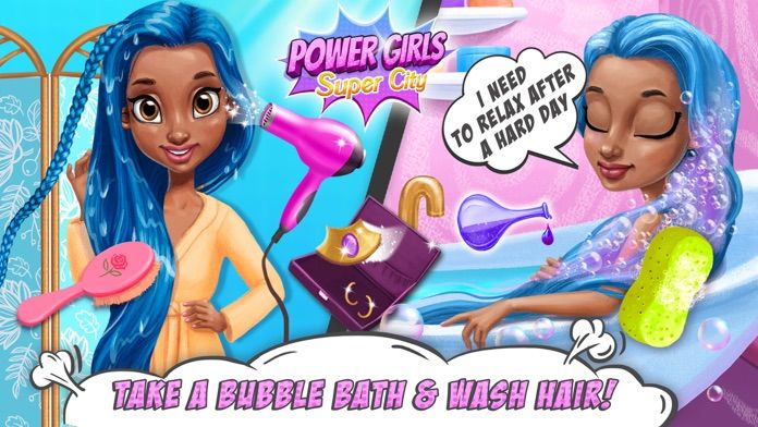 Power Girls Super City No Ads 게임 스크린 샷