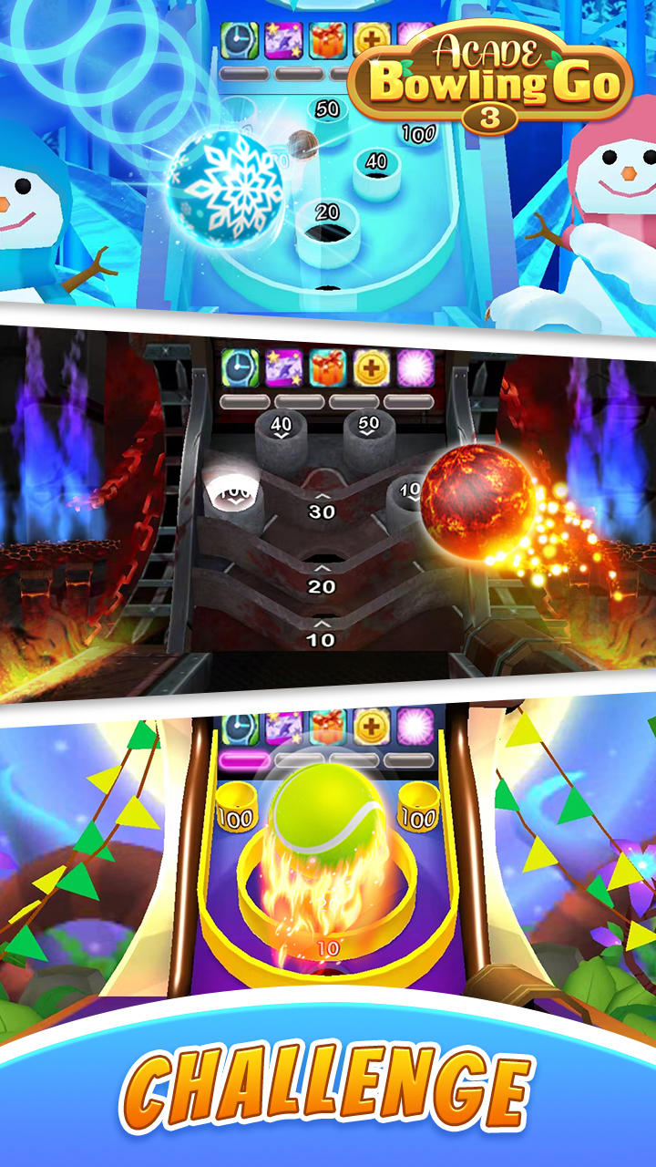 Arcade Bowling Go 3 ภาพหน้าจอเกม