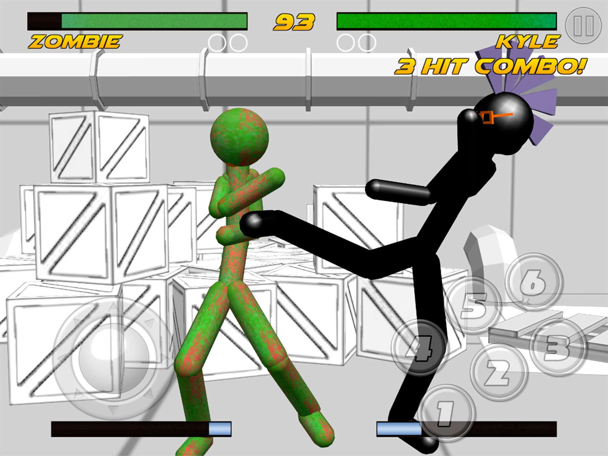 Stickman Fighting 3D 게임 스크린샷