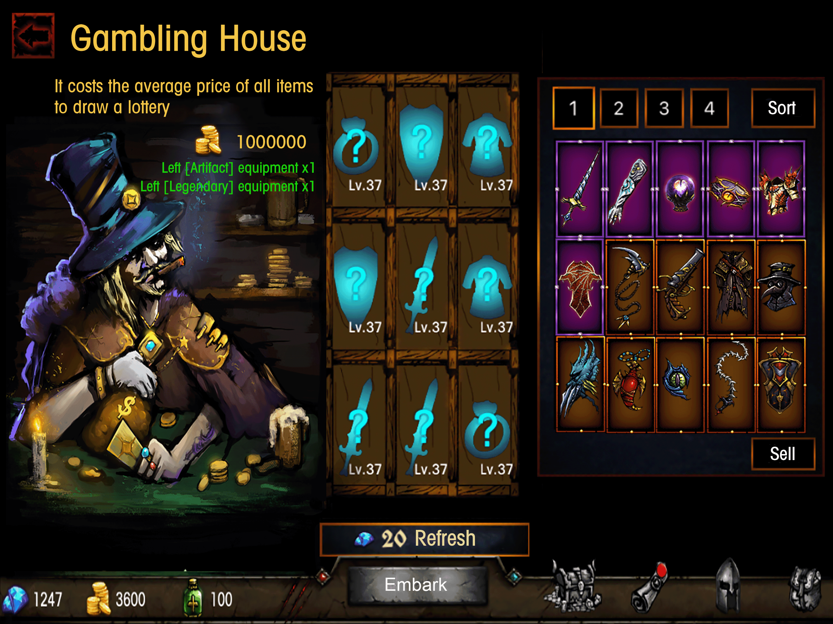 Dungeon Survival Game Screenshot