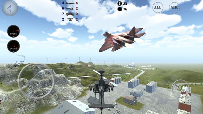Fighter 3D - Air combat game 게임 스크린 샷