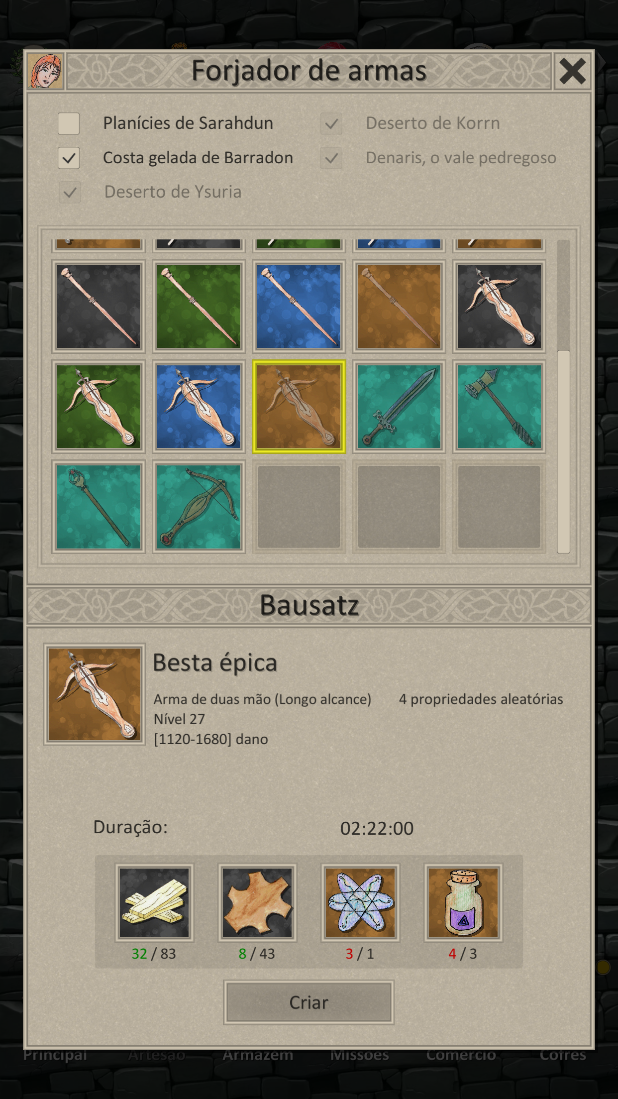 Captura de Tela do Jogo Heroes and Merchants RPG