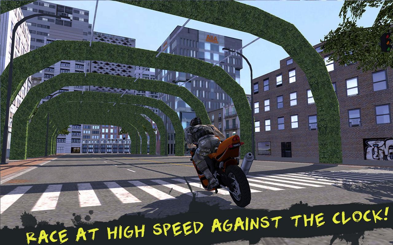 Furious City Motorcycle Racing Game Screenshot