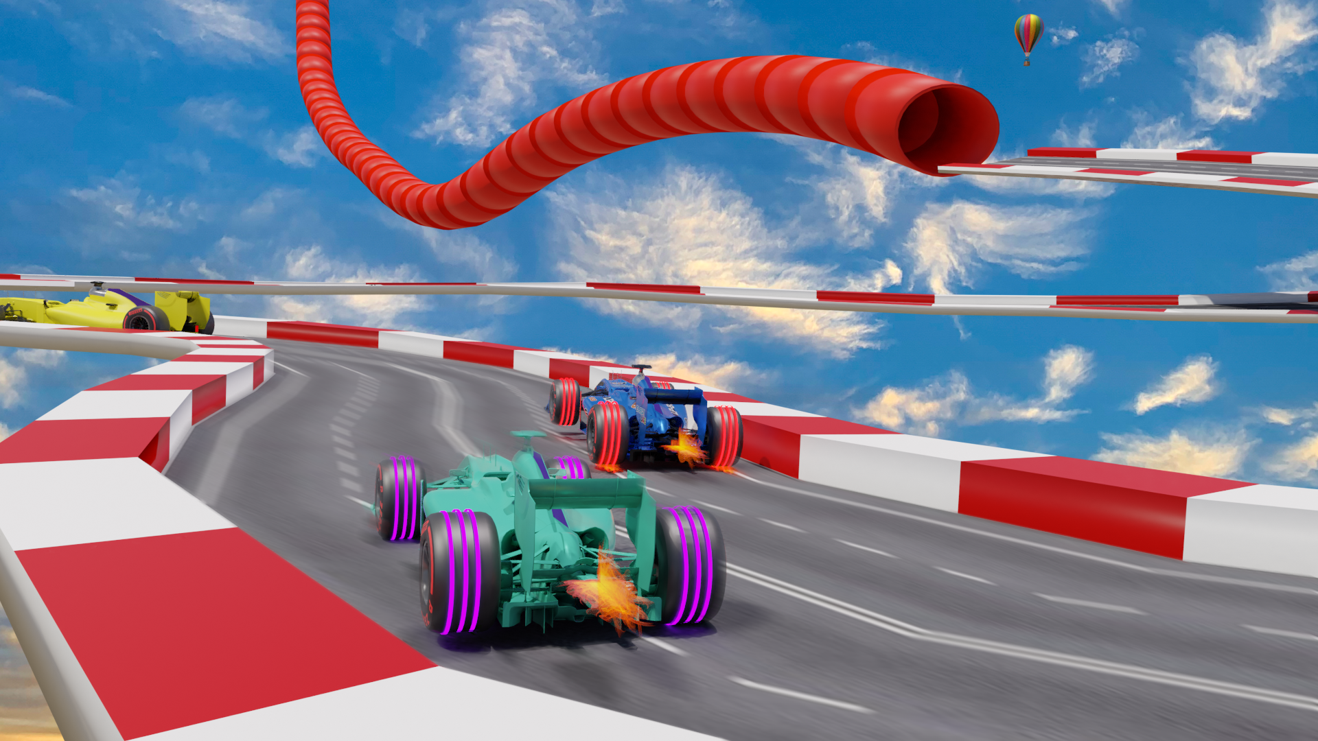 Скриншот игры Formula Car - Cars Ramps Stunt