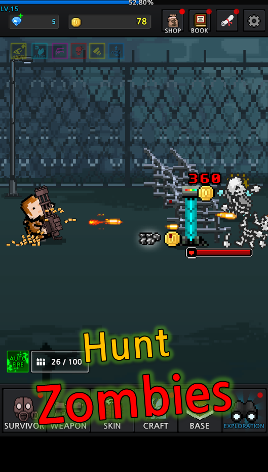 Grow Survivor : Idle Clicker Game Screenshot