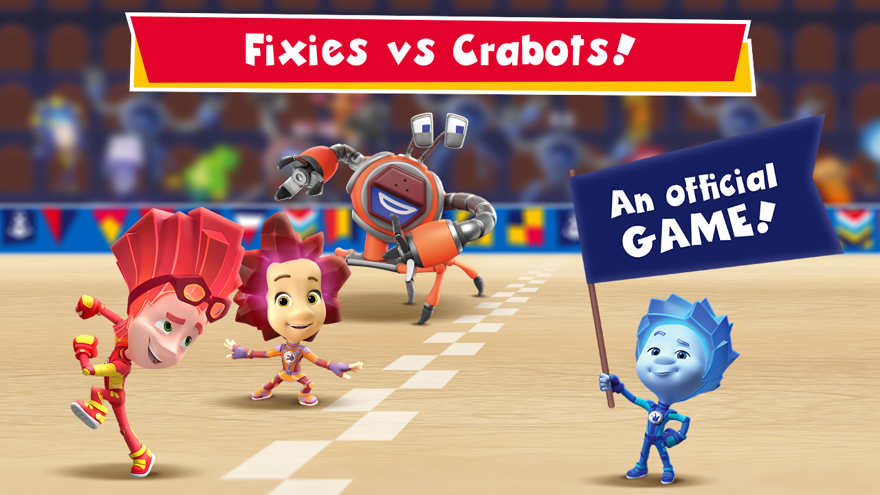 Скриншот игры The Fixies vs Crabots: Kid Games for Boys & Girls!