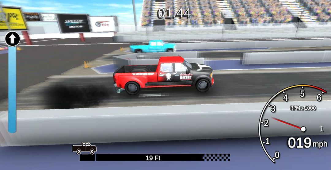 Screenshot of Diesel Drag Racing Pro