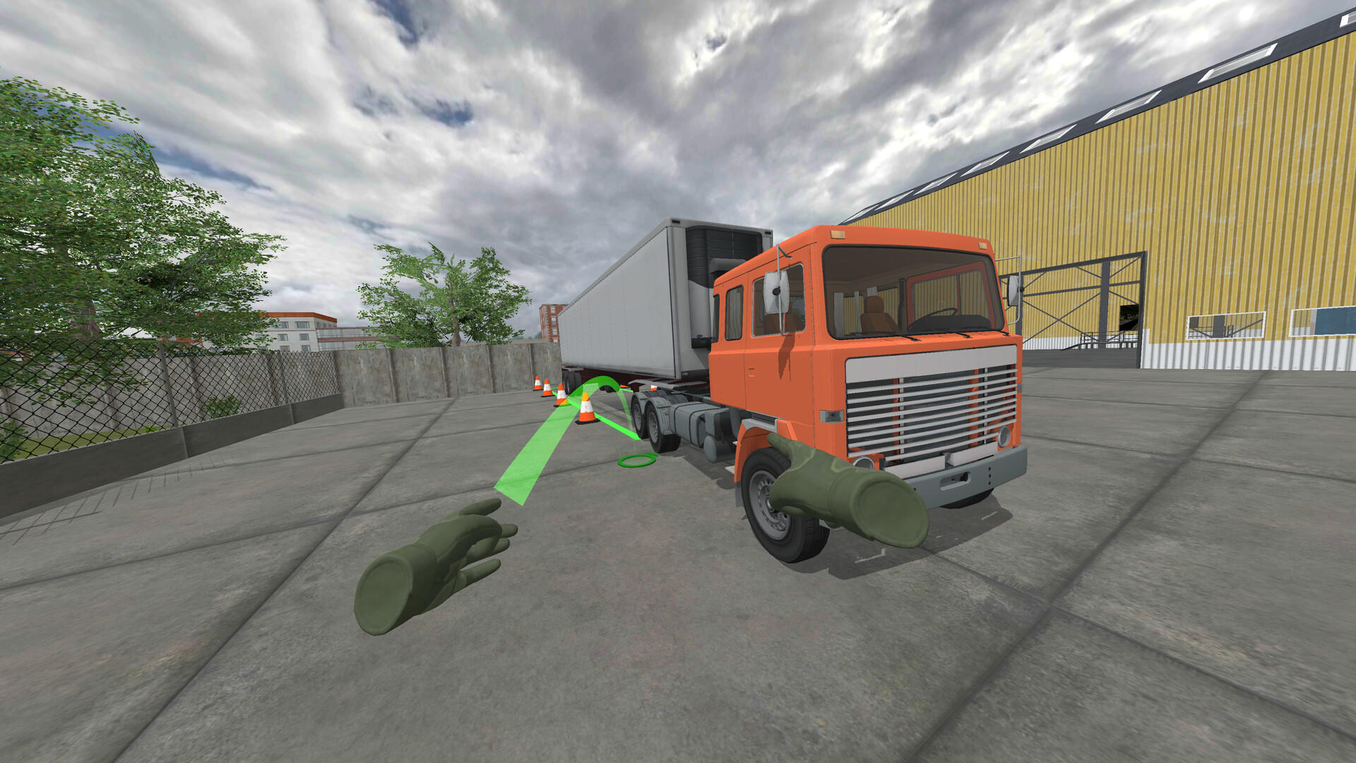 Truck Parking Simulator VR 게임 스크린 샷