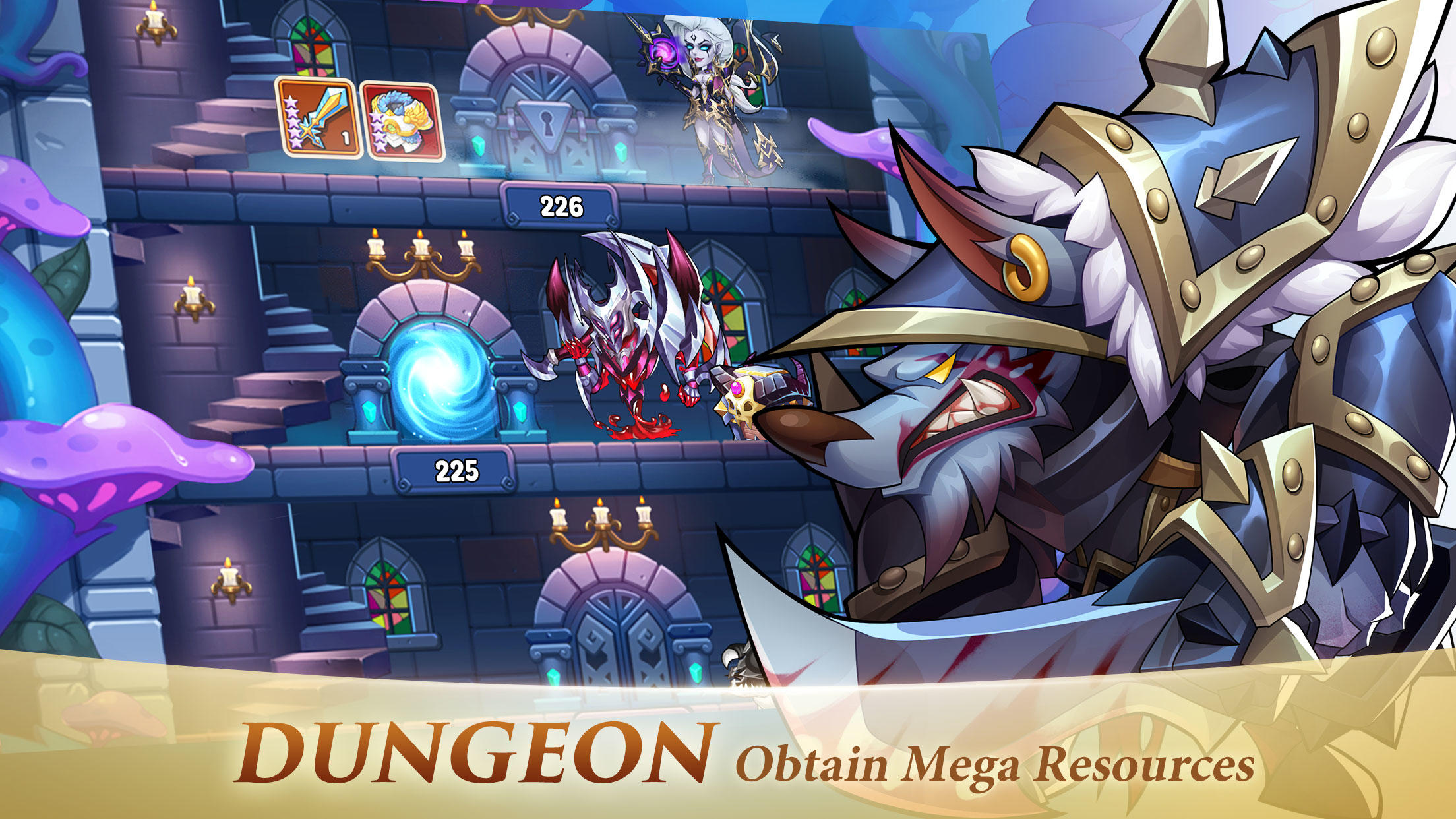 Idle Heroes Game Screenshot