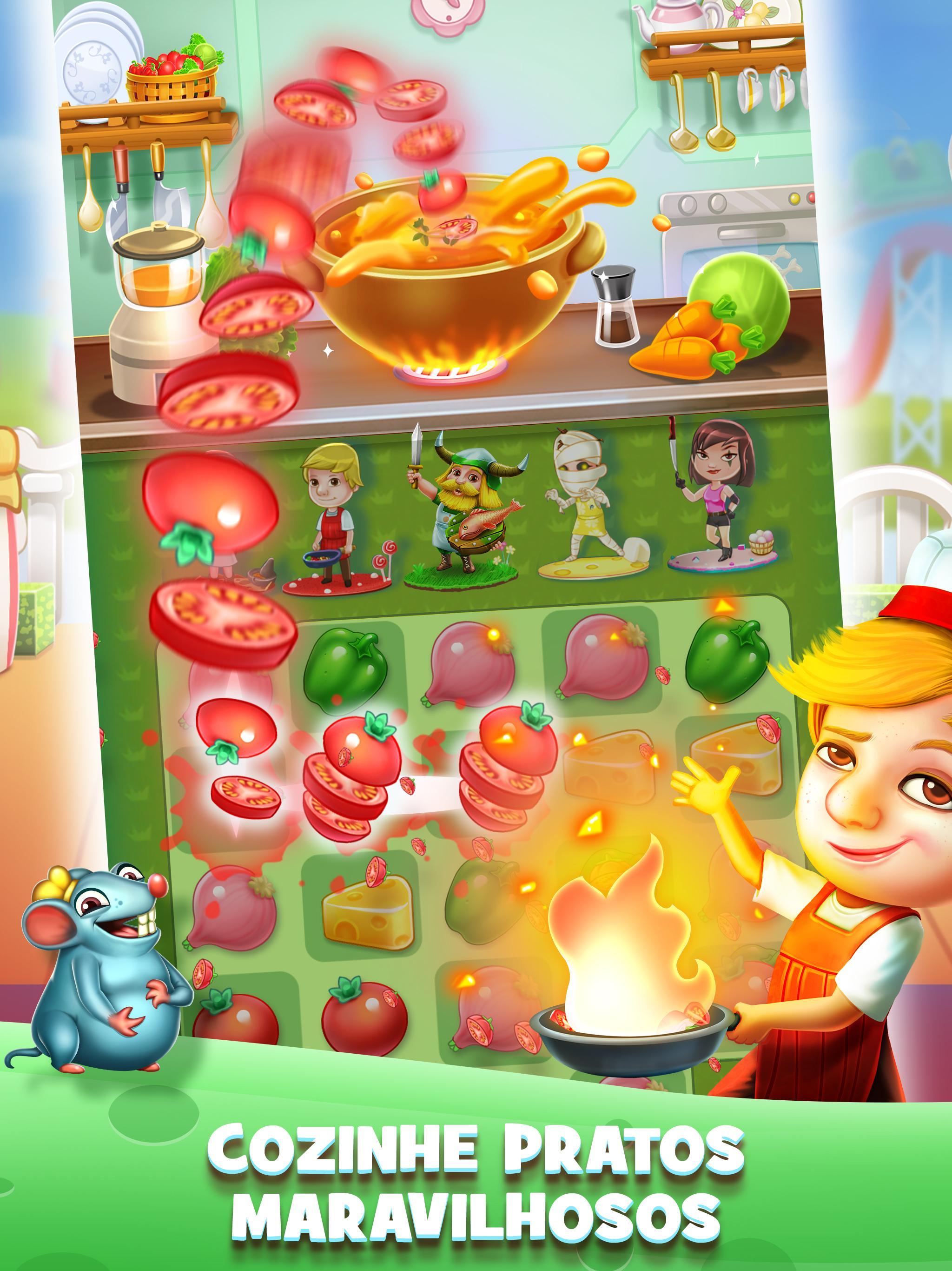 Captura de Tela do Jogo Fantastic Chefs: Combine e Coz