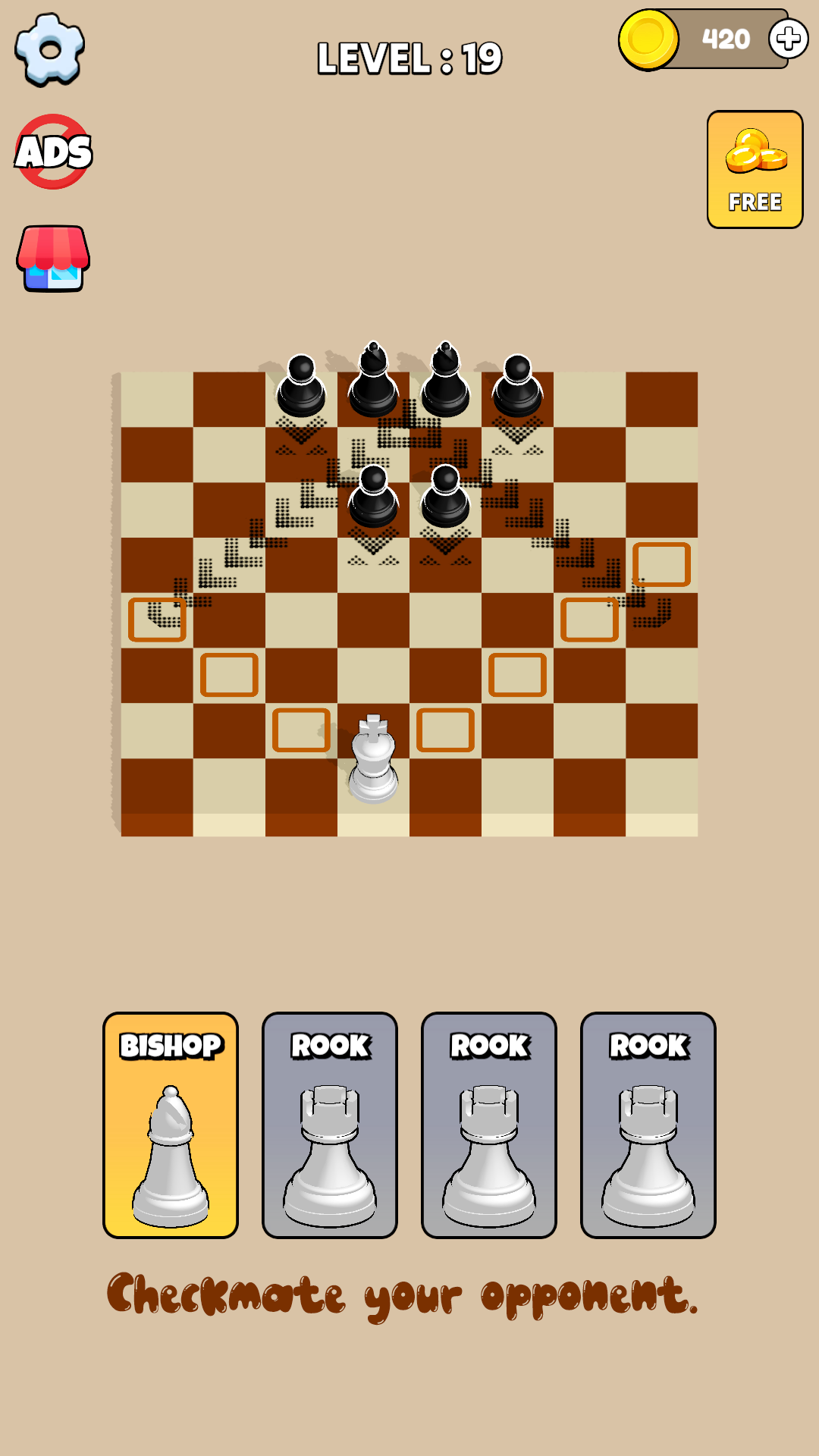 Checkmated King : Chess Puzzle Game Screenshot