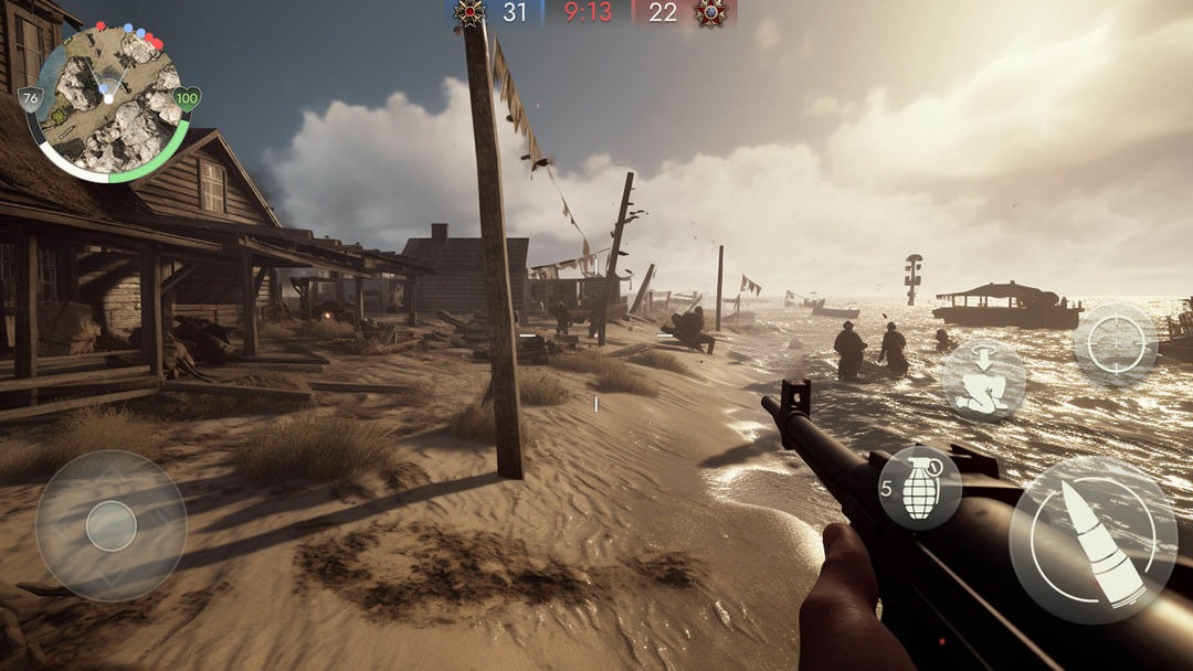 WW2 Frontline 1942: War Game screenshot game