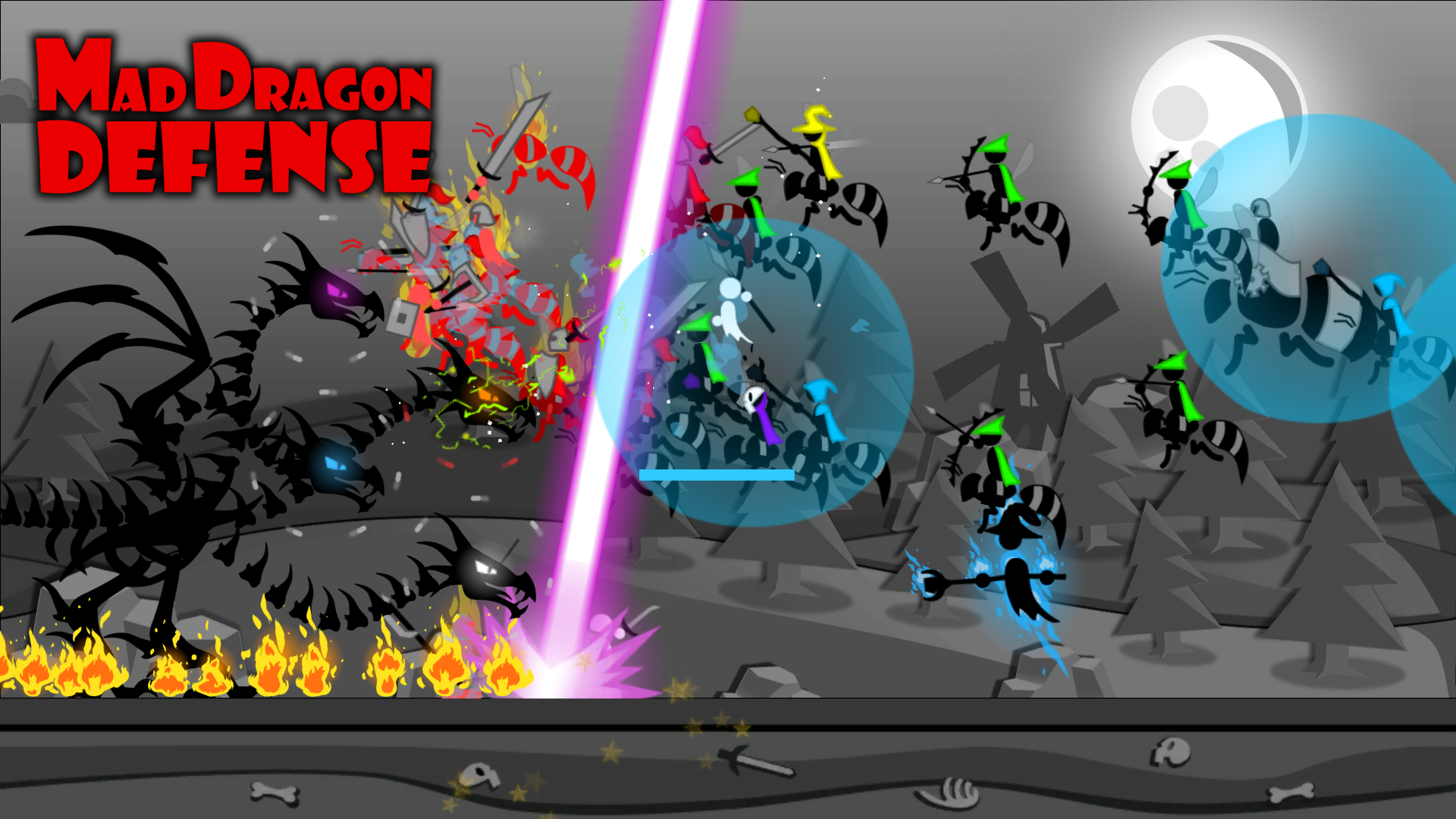 Mad Dragon Defense Game Screenshot