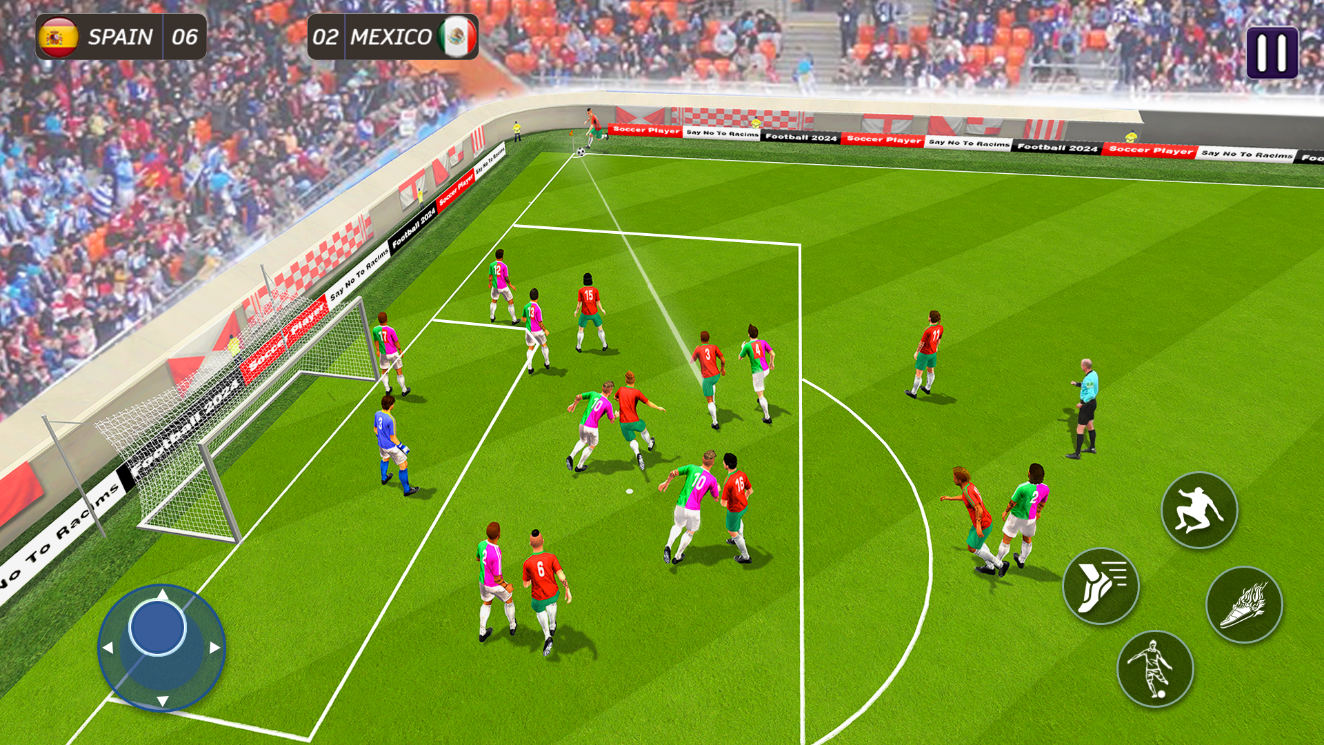 Screenshot of Football Striker Offline Game