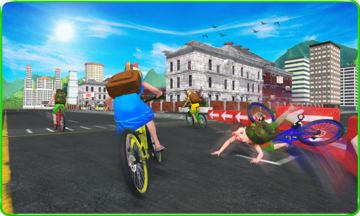Kids School Time Bicycle Race Game Screenshot