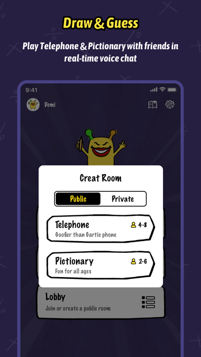 Gartic Phone: Draw & Guess Game Screenshot