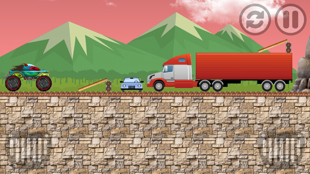 Monster Truck for Kids Game Screenshot