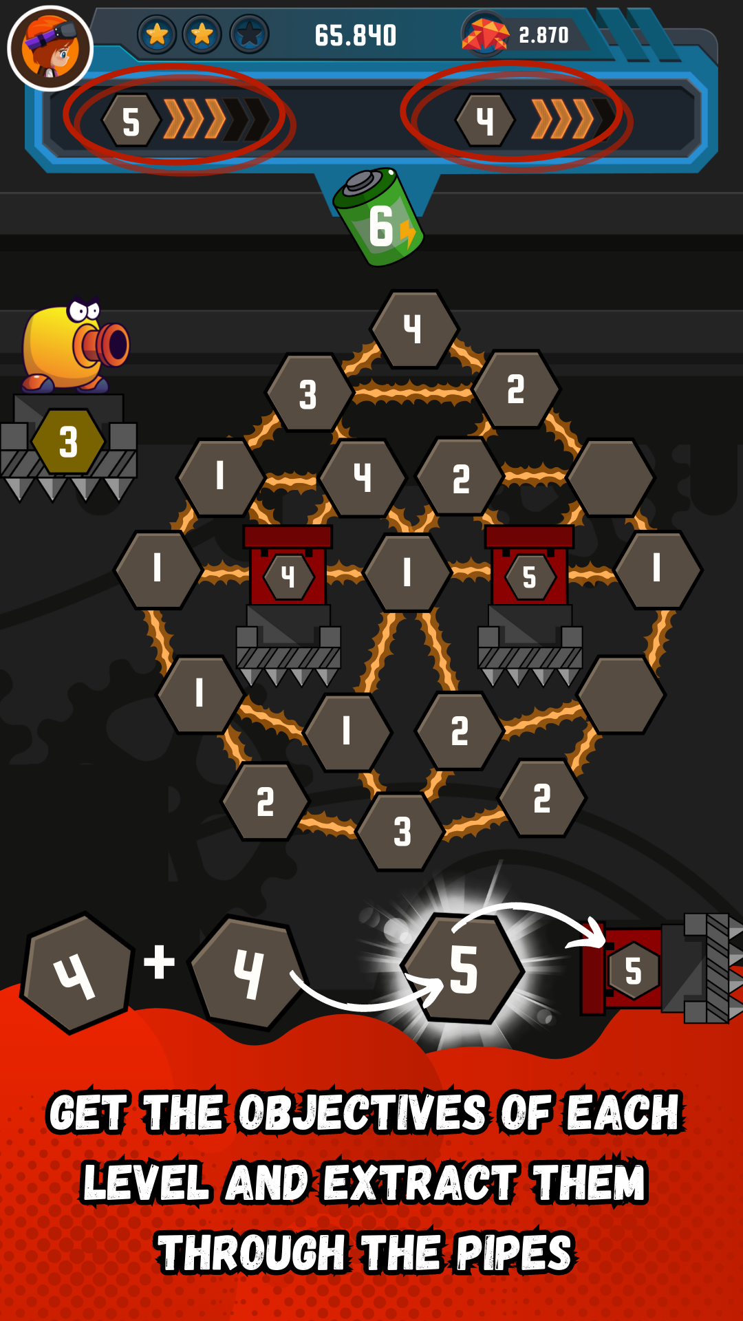 Cuplikan Layar Game Numix: Merge Number MathBattle