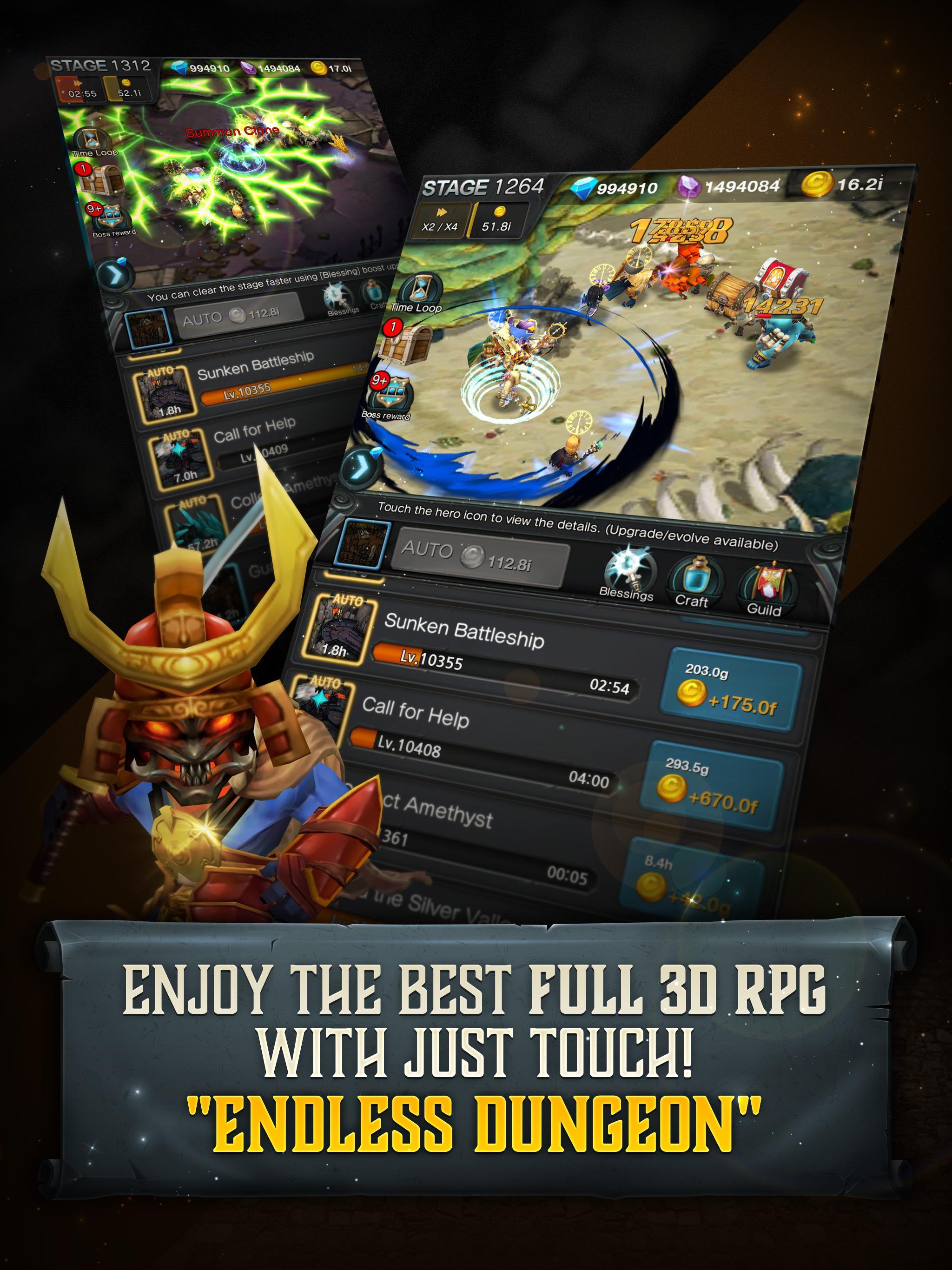 Ảnh chụp màn hình ENDLESS DUNGEON : DRAGON SAGA (无尽地下城)