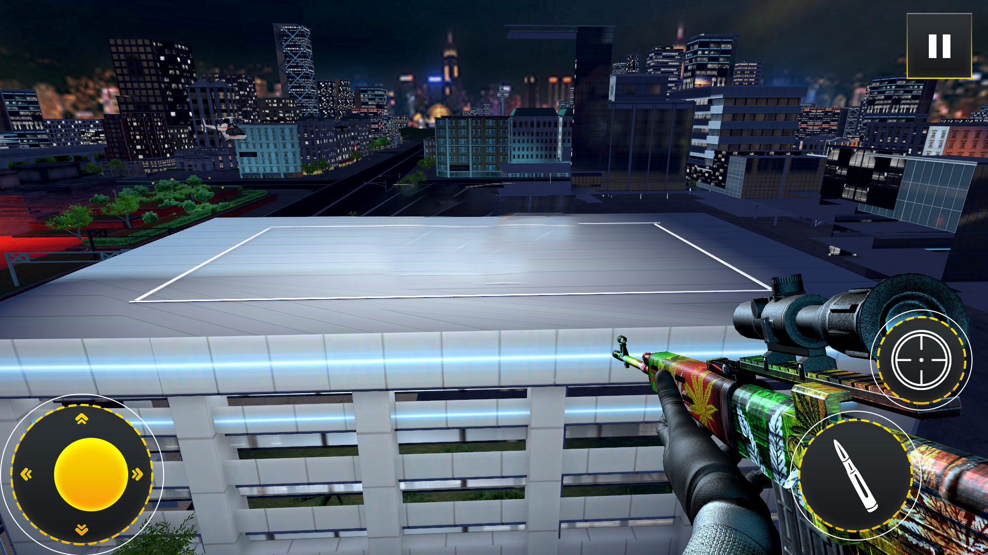 Captura de Tela do Jogo Sniper Shooting Games 3D