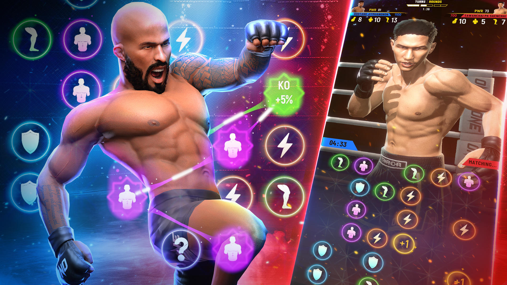 ONE Fight Arena: MMA Tactics Game Screenshot