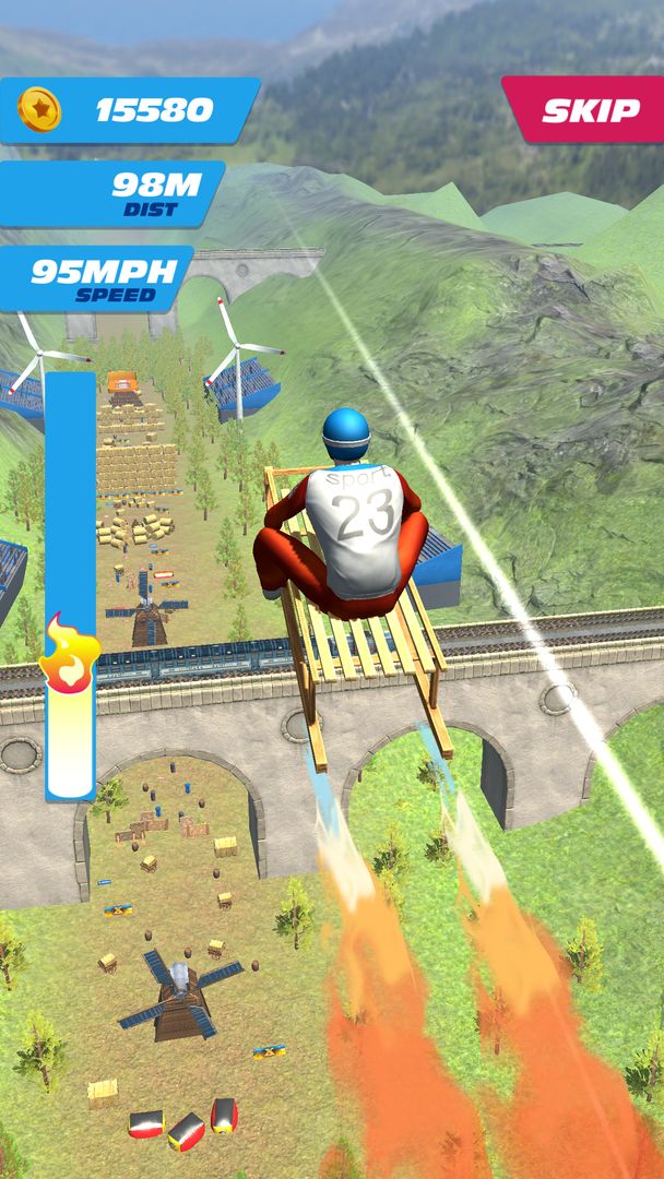 Screenshot of Ski Ramp Jumping