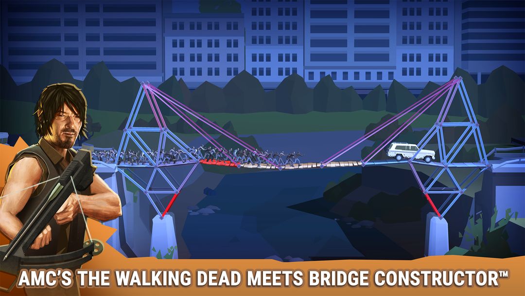 Bridge Constructor: TWD screenshot game