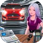 Icon of Girl Car Showroom Business
