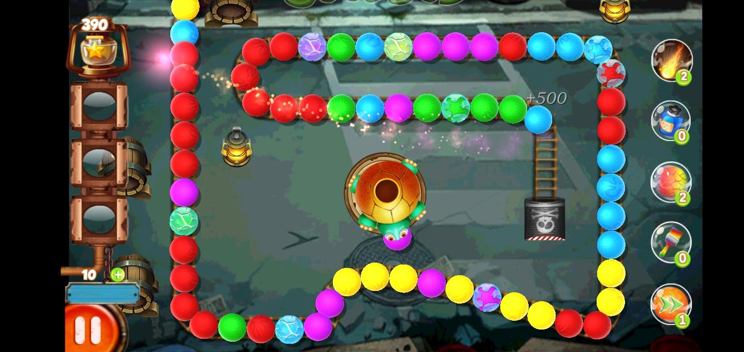 Ancient Zuma Saga: Bubble Dash Game Screenshot