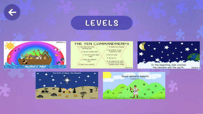 Kids for Christ Jigsaw Puzzles Game Screenshot