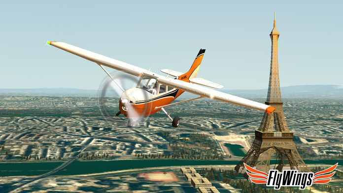 Flight Simulator Paris 2015 Online - FlyWings 게임 스크린 샷