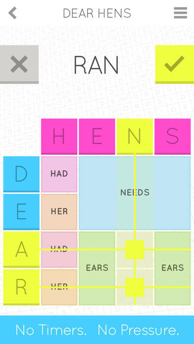 Sidewords Game Screenshot