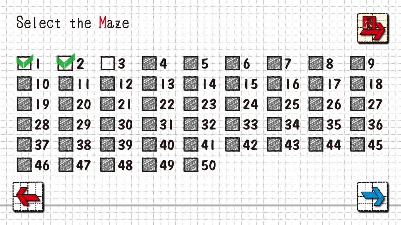 Captura de Tela do Jogo MENSEKI : Area maze puzzles