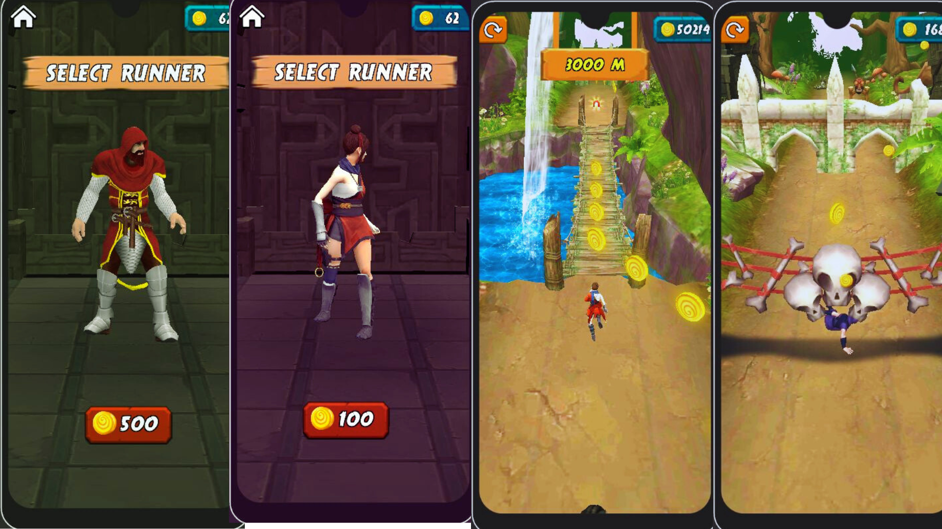Скриншот игры Endless run  jungle escape